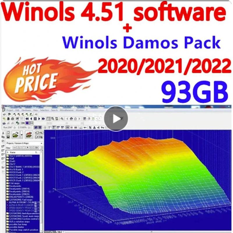 Winols 4.51 Ʈ, 93GB WINOLS DAMOS  ī̺ Damos Mappacks, 2022 2021 2020 Ĩ Ʃ  , ECU Mappack, ǰ